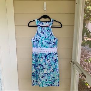 Blue Patterned Lily Pulitzer Dress